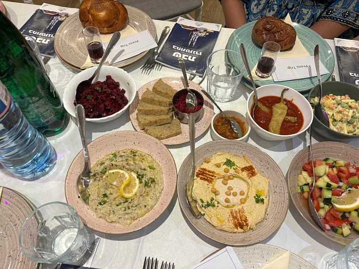 Kosher food at the Dukley Hotel in Montenegro.